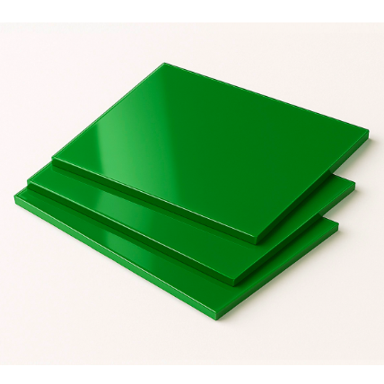 Tấm mica màu xanh lá